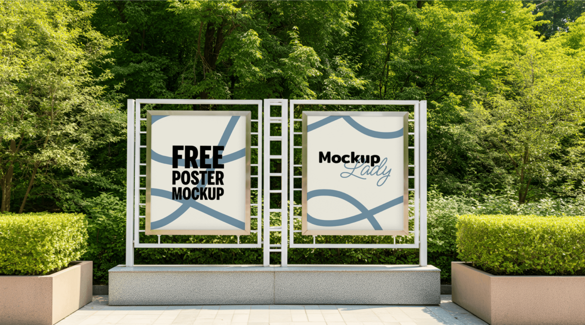 Free Poster Mockup Outdoor Natural Environment