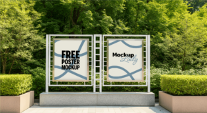 Free Poster Mockup Outdoor Natural Environment