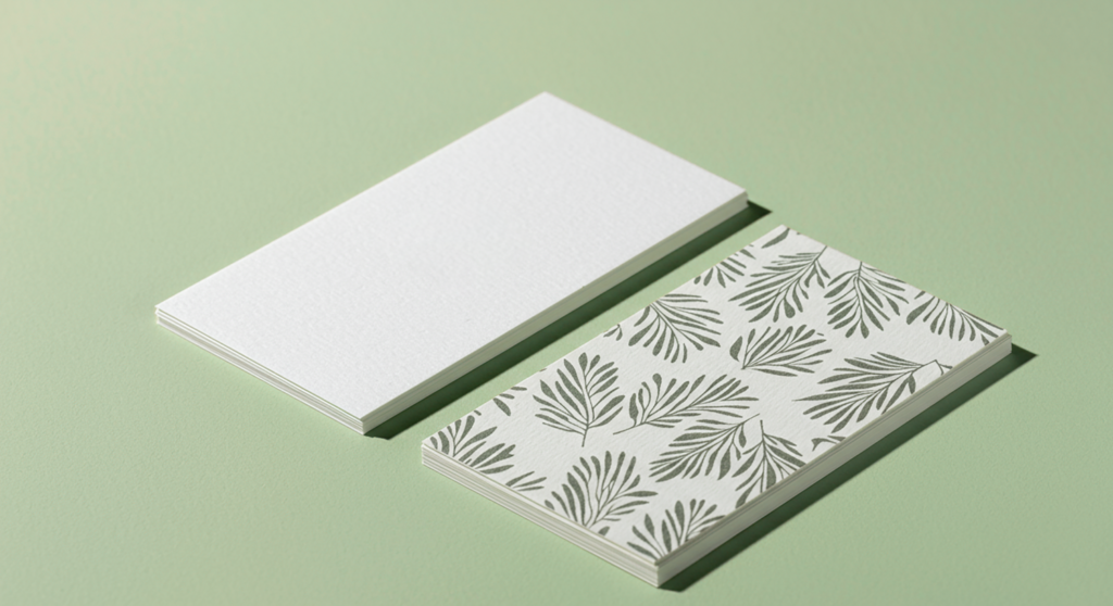 Business Card Mockup Natural Elegance