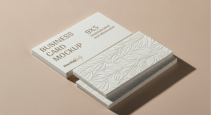 Business Card Mockup Sophisticated and Minimalist