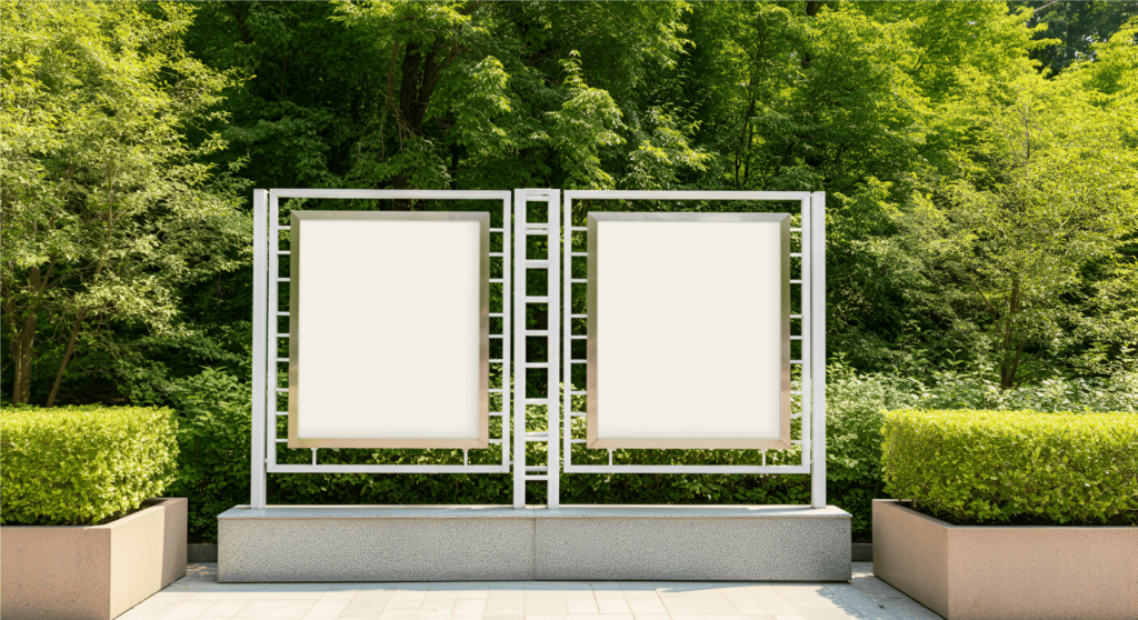 Free Poster Mockup Outdoor Natural Environment
