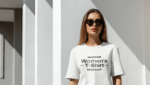 FREE Minimalist Women's T-Shirt Mockup