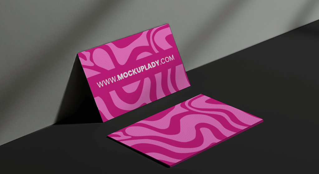 FREE Minimalist Business Card Mockup