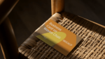 FREE Business Card on Woven Chair Mockup