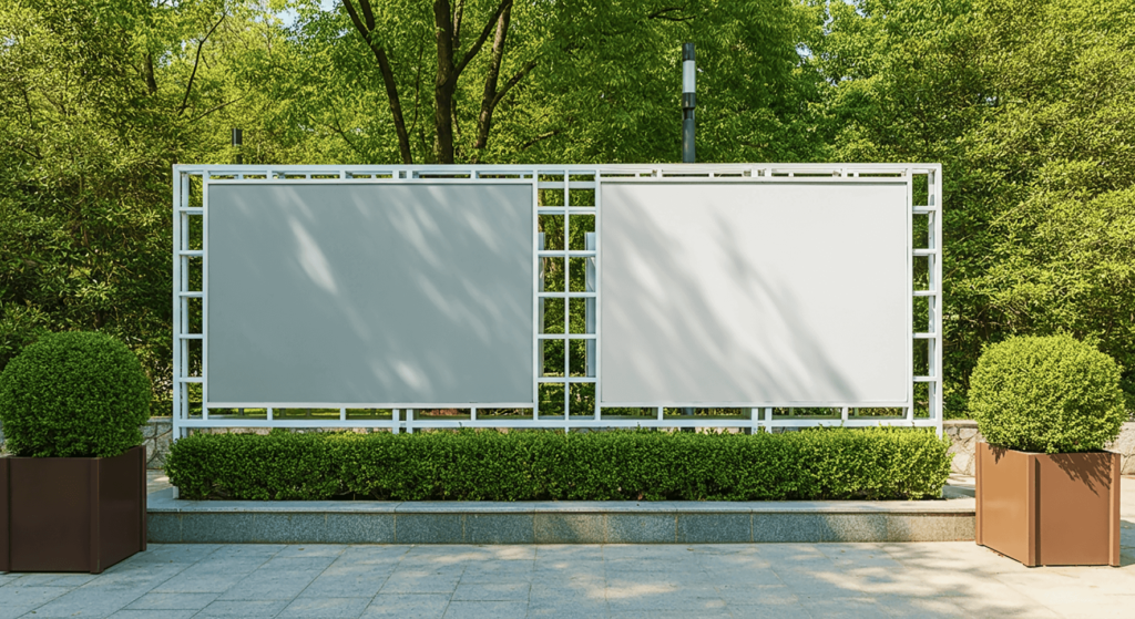 FREE Outdoor Advertising Panels Mockup