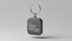 FREE Floating Square Keychain Mockup