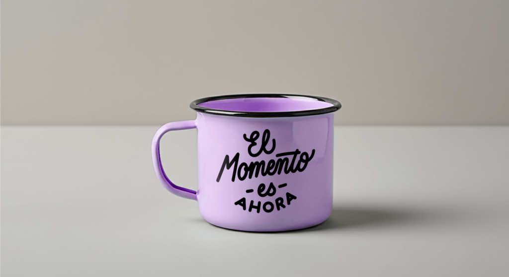 FREE Minimalist Enamel Mug Mockup