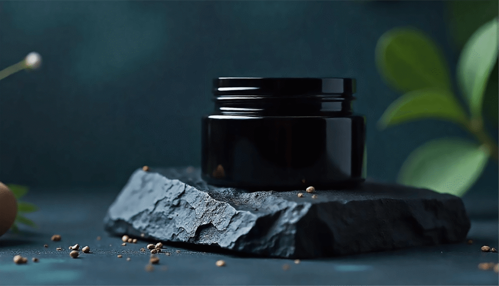 FREE Cosmetic Jar Mockup in a Natural and Elegant Setting