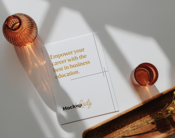 FREE Elegant Vertical Flyer Mockup