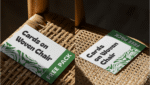 FREE PACK Cards on Woven Chair Mockup