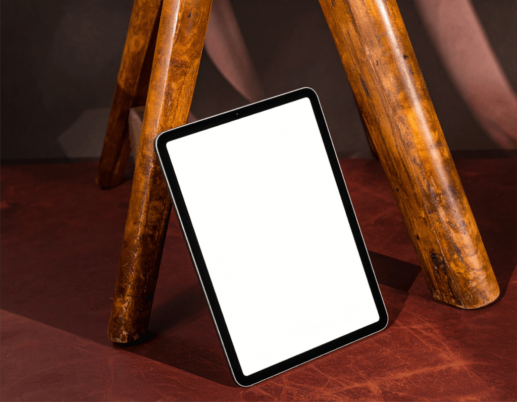 FREE Digital Tablet Mockup in Sophisticated Setting