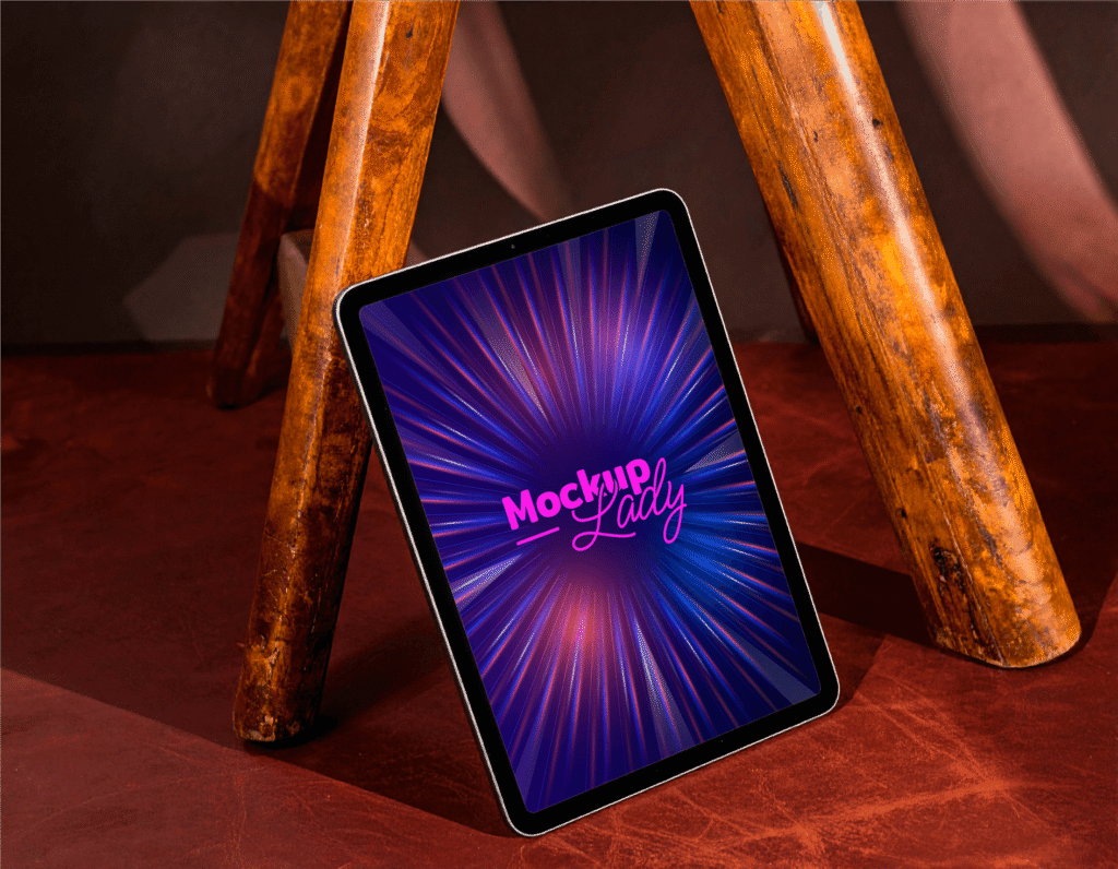 FREE Digital Tablet Mockup in Sophisticated Setting