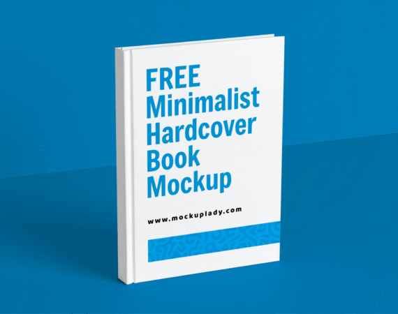 FREE Minimalist Hardcover Book Mockup