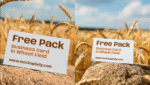 FREE PACK Business Card in Wheat Field