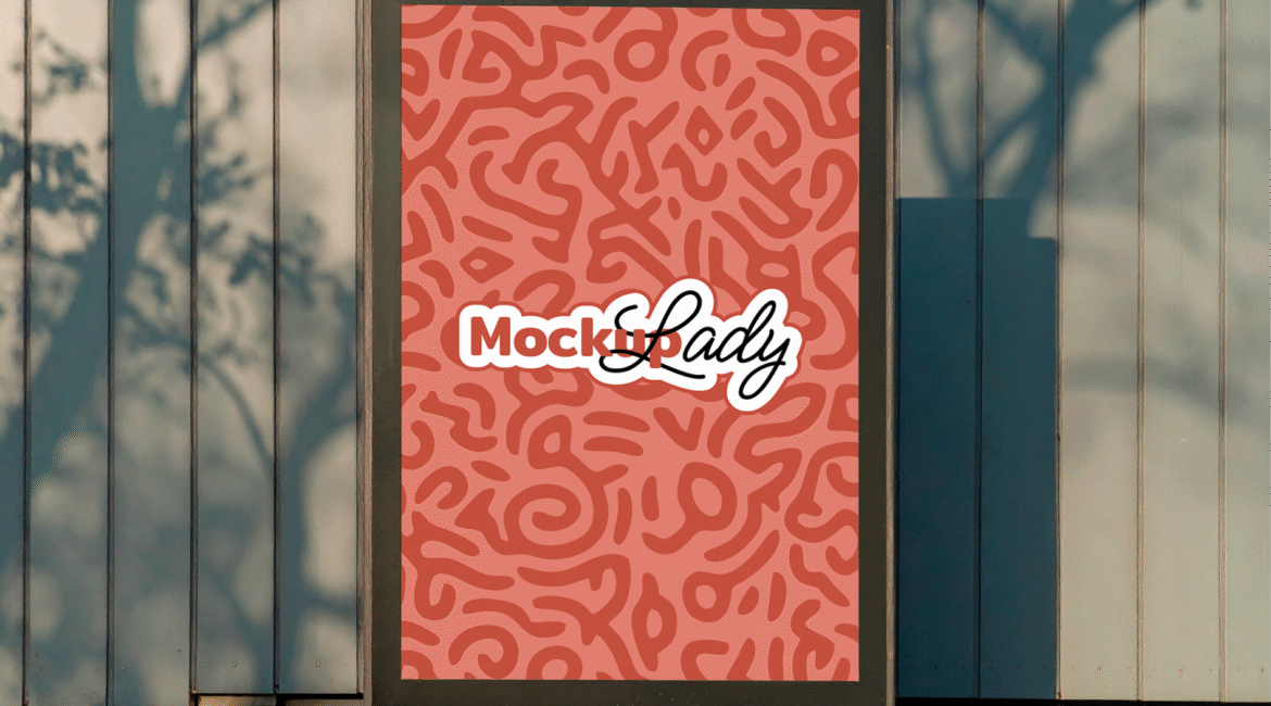 FREE Urban Billboard Mockup with Natural Shadow