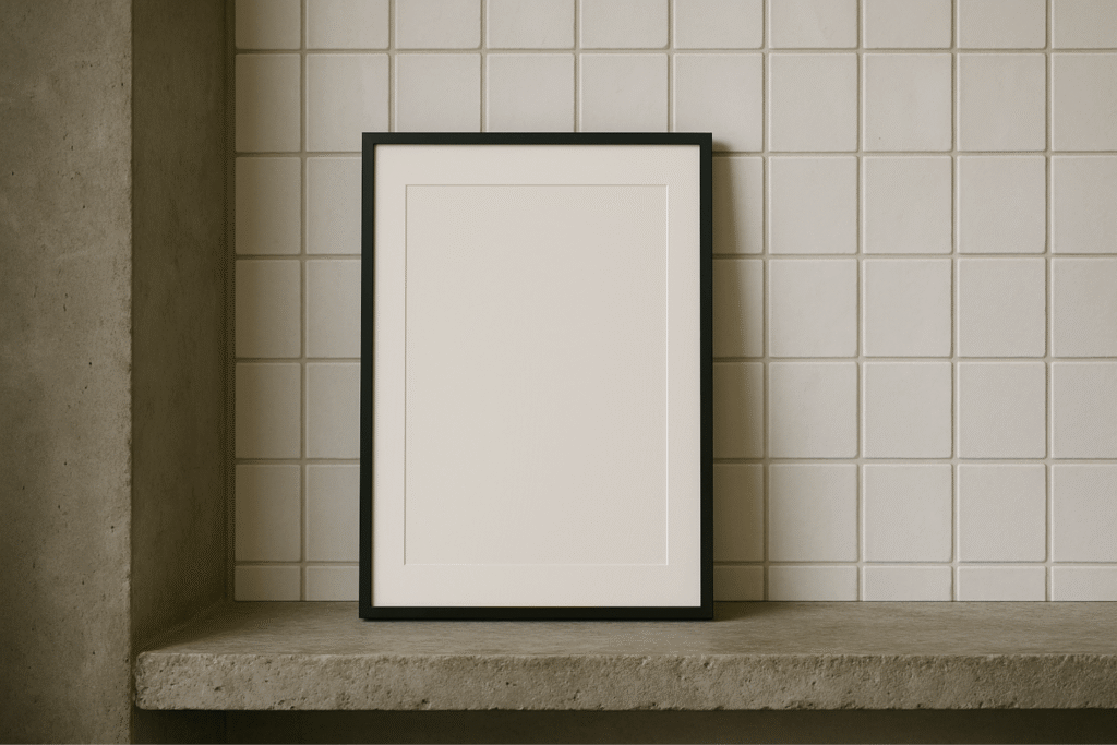 FREE Minimalist Poster Frame Mockup