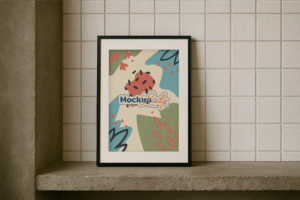 FREE Minimalist Poster Frame Mockup