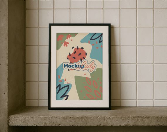 FREE Minimalist Poster Frame Mockup
