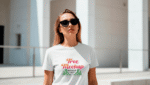 FREE Female White T-Shirt Mockup