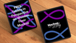 FREE Tablets in Perspective on Wooden Floor Mockup