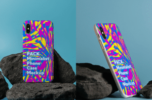 FREE PACK Minimalist Phone Case Mockup